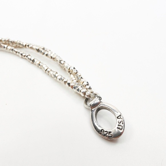 King Baby Studios 3 Strand Sliver Bracelet With Mini Toggle Clasp Silver .925 - Picture 7 of 9